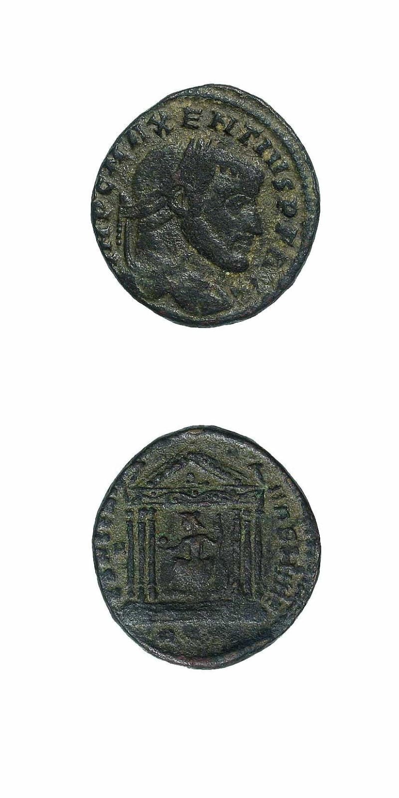 Bronze Follis of Emperor Maxentius, 306 CE - 312 CE