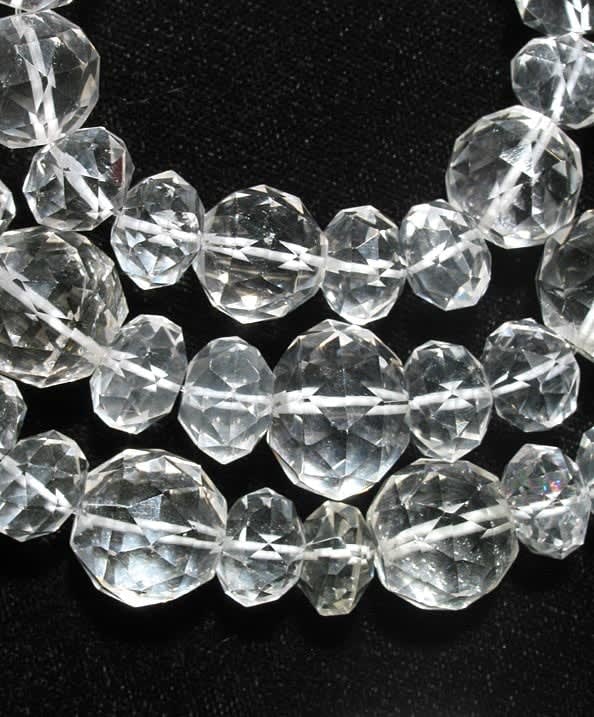 Rock Crystal Bead Necklace