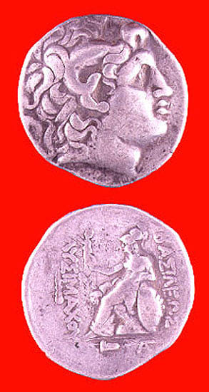 Silver Tetradrachm of King Lysimachos, 323 BCE - 281 CE