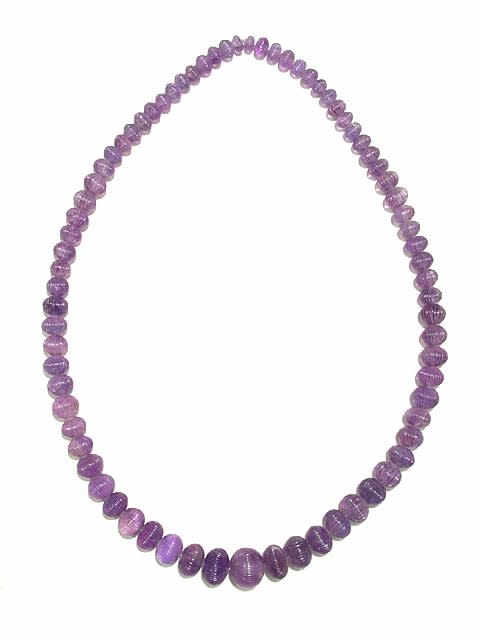 Amethyst Bead Necklace