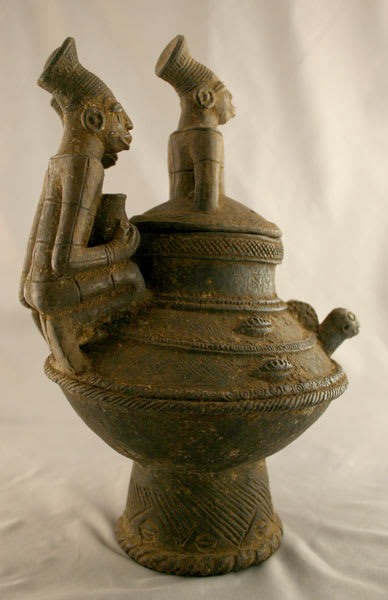 Mangbetu Terracotta Vessel, 20th Century CE