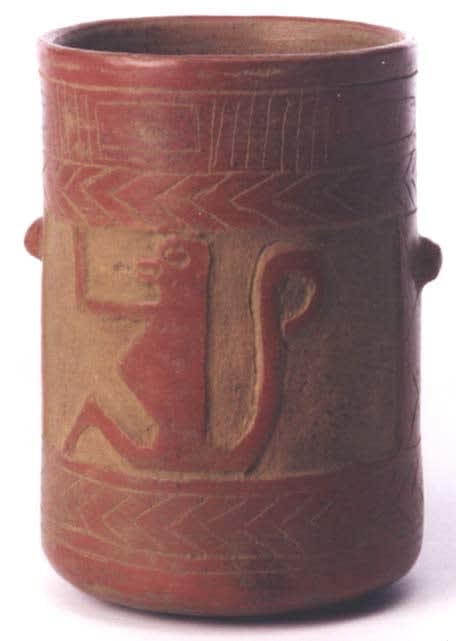 Guanacaste-Nicoya Vessel with Carved Deocorations, 1200 CE - 1550 CE