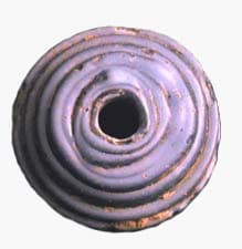 Glass Spindle Whorl, 600 BCE - 300 CE