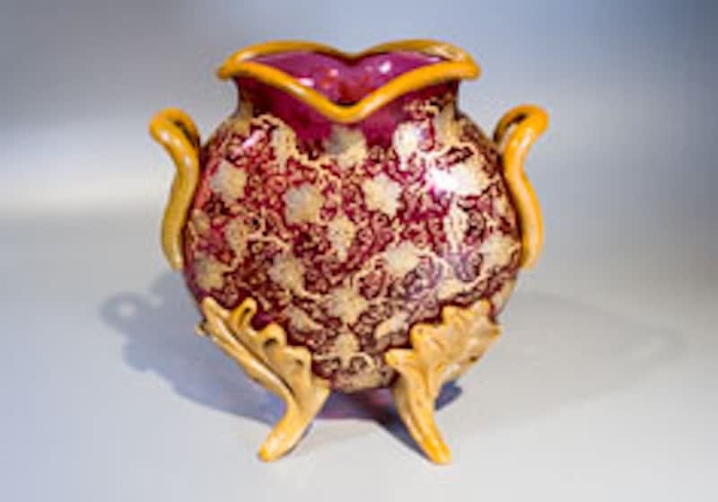 Moser glass vase, 1880 BCE - 1900 CE