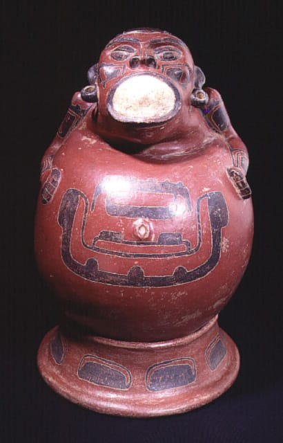 Anthropomorphic Effigy Vessel, 300 BCE - 300 CE