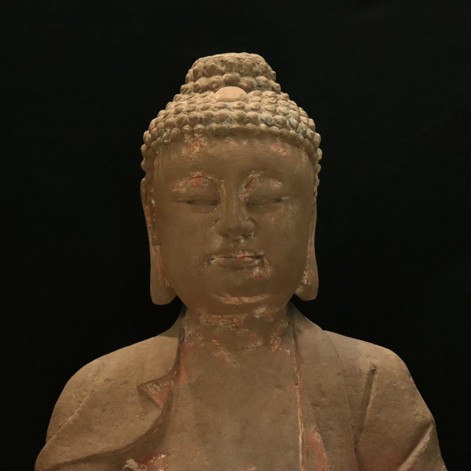 Song Dynasty Standing Stone Buddha , 960 CE - 1276 CE