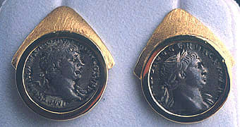 Two Silver Denarii of the Roman Emperor Trajan, 98 CE - 117 CE