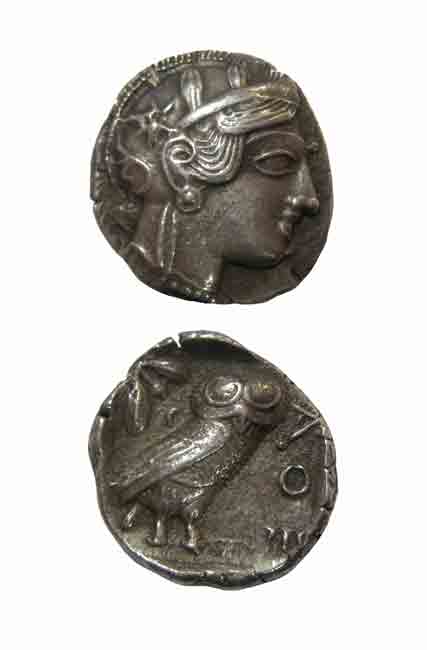 Athenian Silver Tetradrachm, 449 BCE - 413 BCE