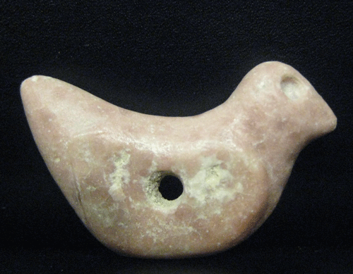 Pink Stone Bird Pendant, 3000 BCE - 2500 BCE