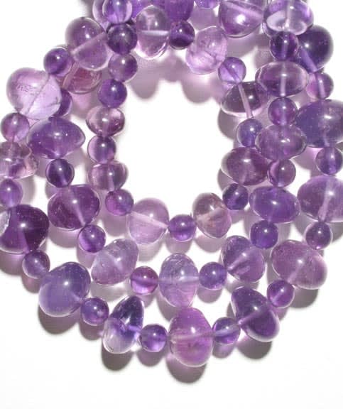 Amethyst Bead Necklace