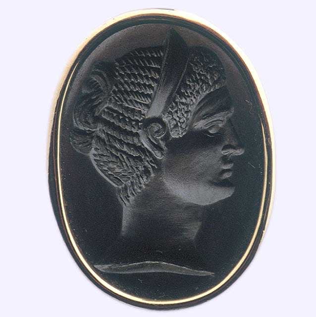 Classical Revival Intaglio depicting a Roman Empress, 1700 CE - 1900 CE
