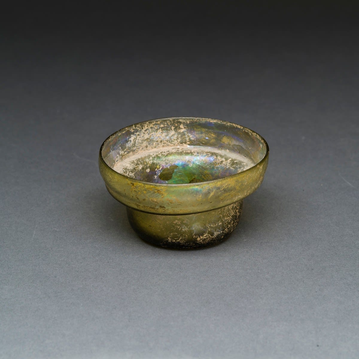 Late Roman Glass Bowl, 300 CE - 400 CE