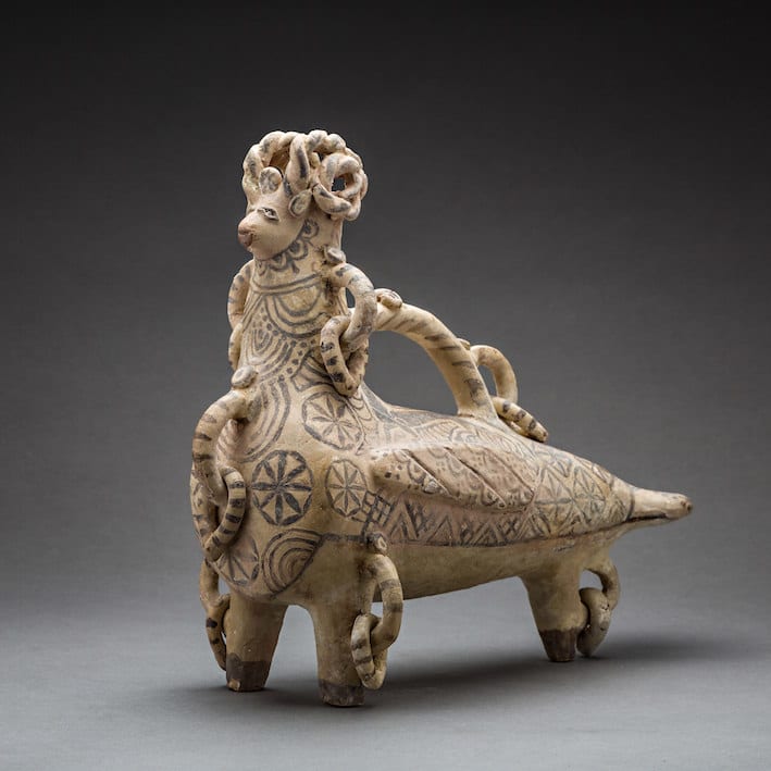 Aquamanile in the Shape of a Bird, 8th Century CE - 11th Century CE