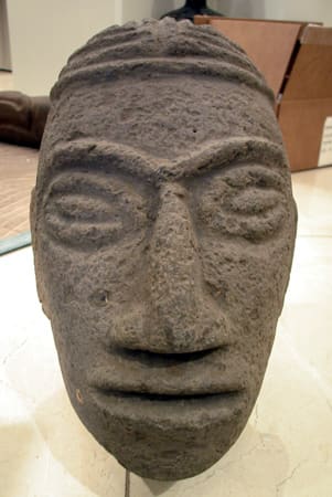 Basalt Trophy Head, 500 CE - 1000 CE