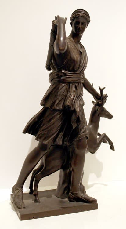 Bronze Sculpture of the Versaille Diana, 19th Century CE