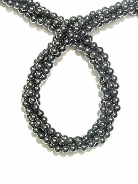 Hematite Bead Necklace