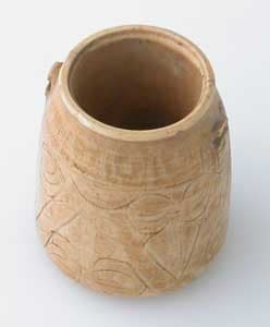 Coptic Bone Jar with Diminutive Lug Handles, 400 CE - 700 CE