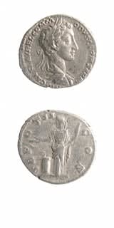 Silver Denarius of Commodus Struck While Caesar, 177 CE - 180 CE