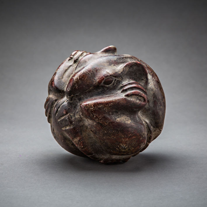Bactria-Margiana Jasper Sculpture of a Coiled Rodent, 3000 BCE - 1500 BCE