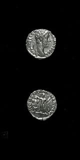 Silver Denarius of Emperor Commodus, 180 CE - 192 CE