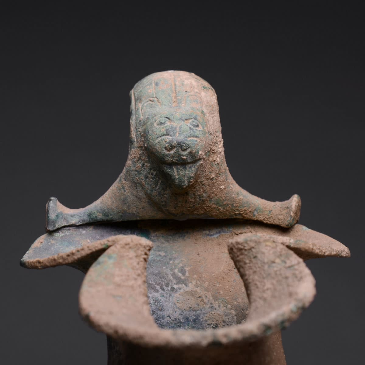 Greek Bronze Trefoil Lipped Oinochoe, 400 Century BCE - 300 BCE