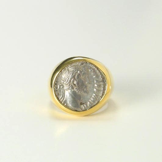 Silver Denarius Depicting Emperor Antoninus Pius, 136 CE - 161 CE