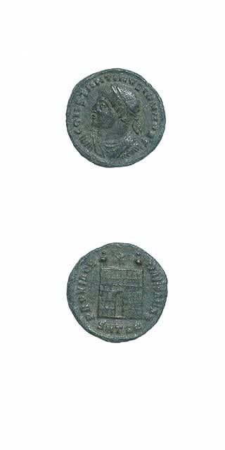 Bronze Follis of Constantine II Struck While Caesar, 316 CE - 335 CE