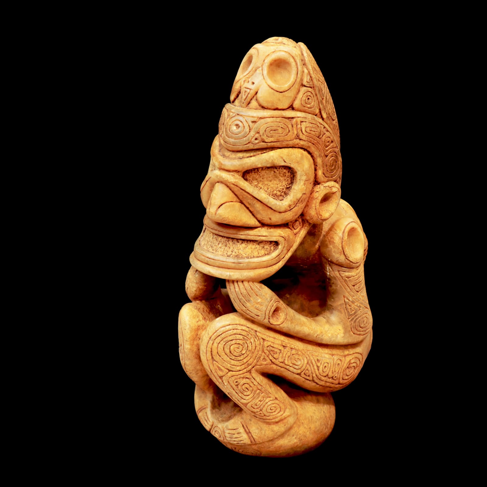 Taíno Zemí Sculpture , AD 1300 - AD 1400