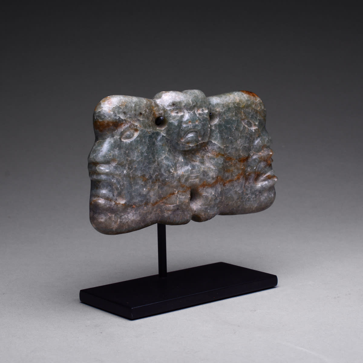 Olmec Jade Pectoral Amulet, 900 BCE - 500 BCE