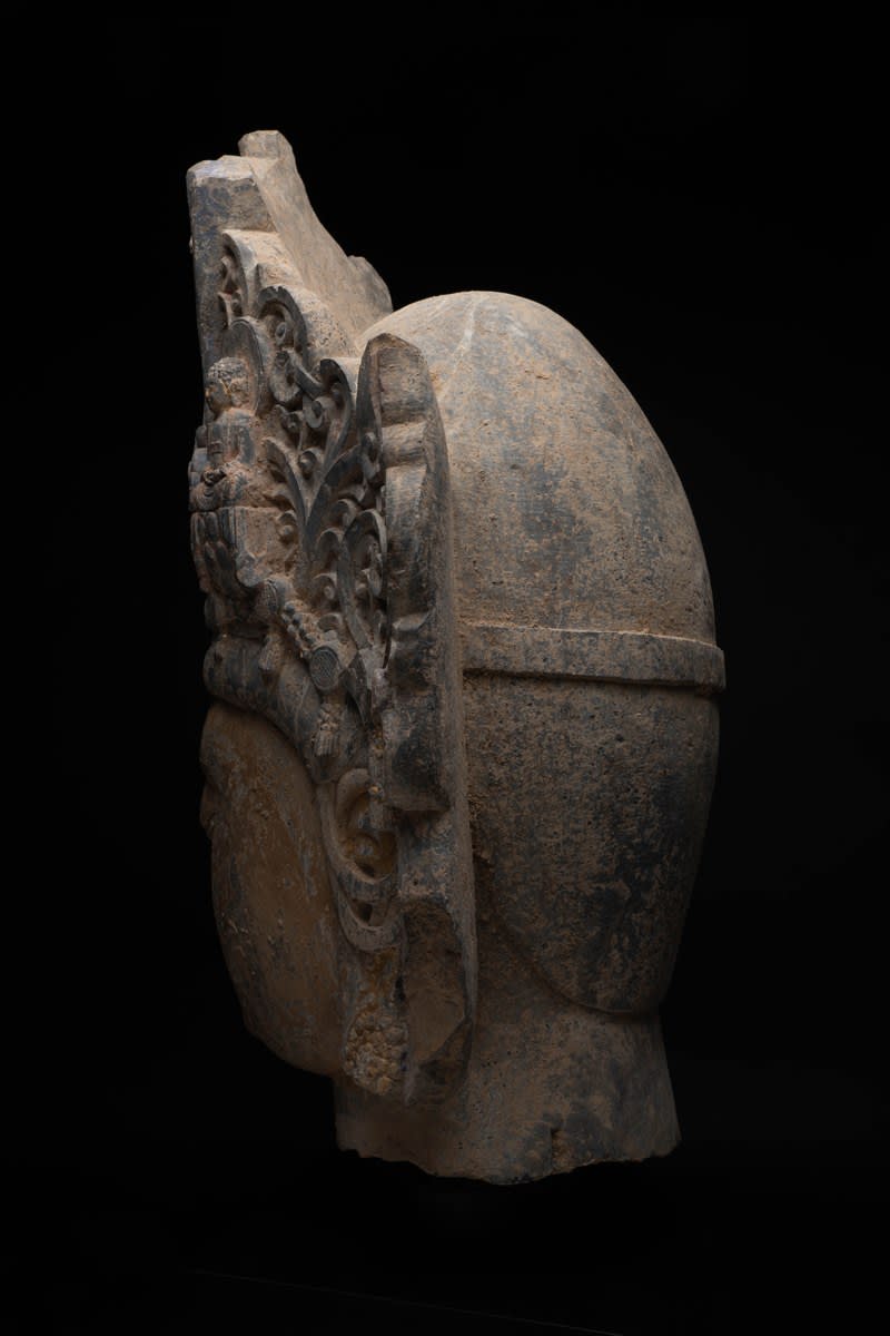 Sui Stone Head of a Bodhisattva, 581 CE - 618 CE
