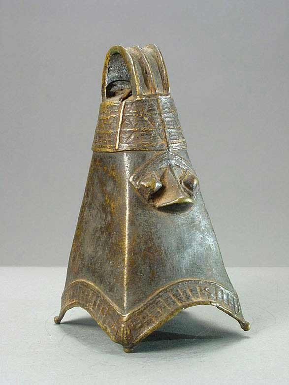 Benin Brass Bell, 18th Century CE - 1897 CE