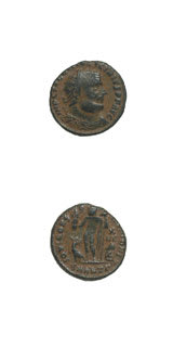 Bronze Coin of Emperor Licinius, 308 CE - 324 CE