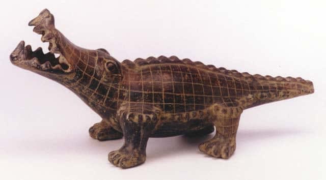 Terracotta Sculpture of a Crocodile, 500 CE - 800 CE