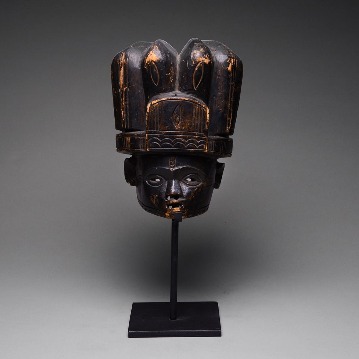 Sande Society Mende Helmet Mask, 20th Century CE