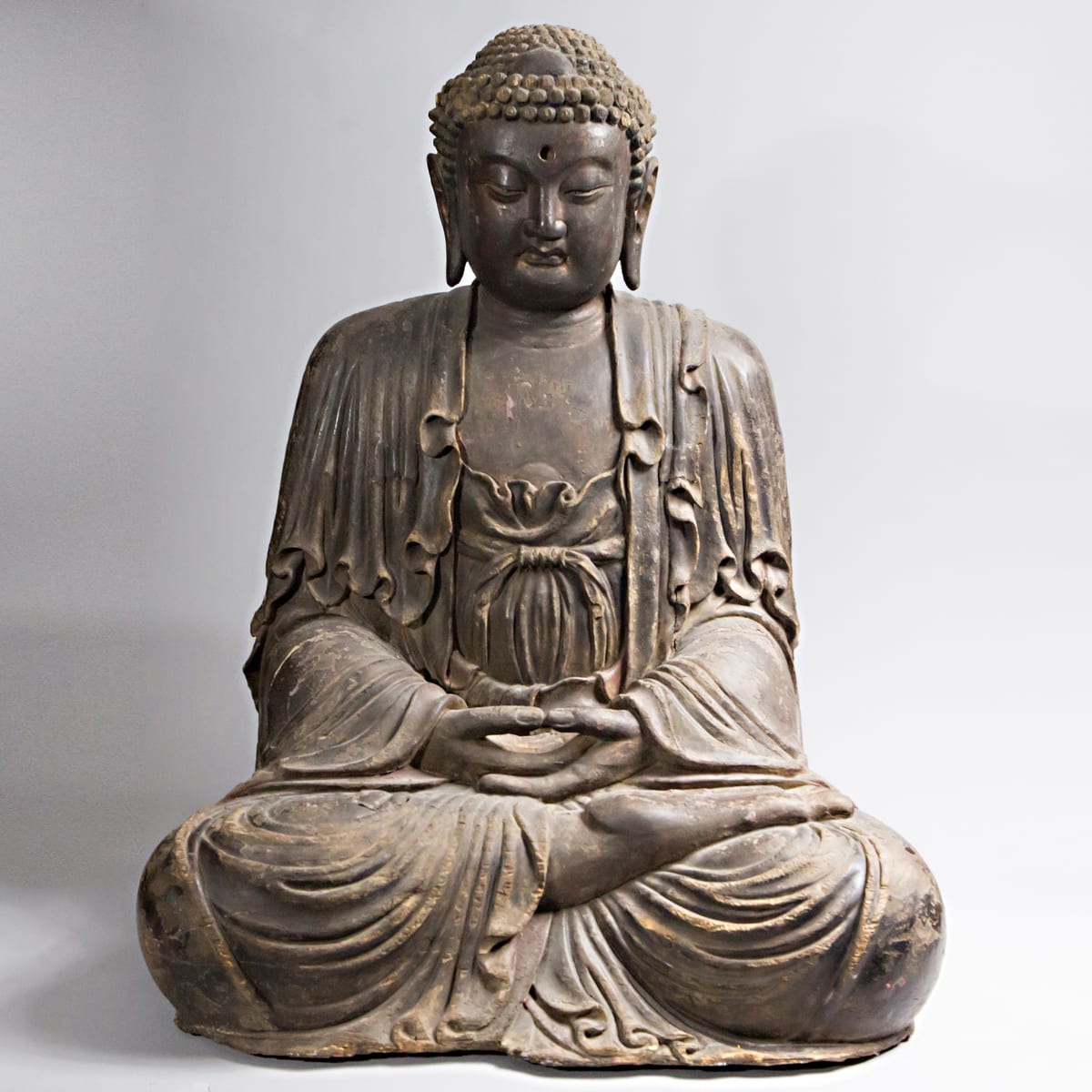 Wooden Sculpture of Amitabha, 15th Century CE - 16th Century CE