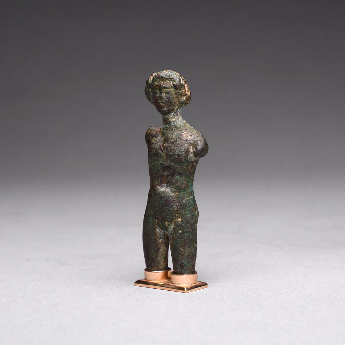 Hellenistic Bronze Sculpture of a Youth, 300 BCE - 100 CE