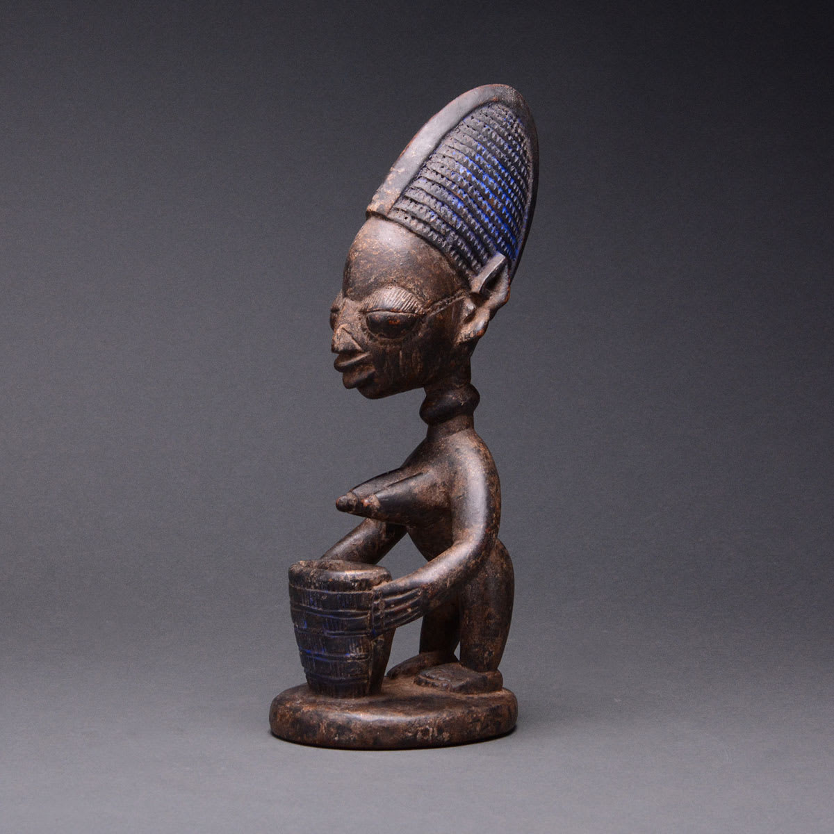 Yoruba Wooden Shrine Figure, 1850 CE - 1920 CE