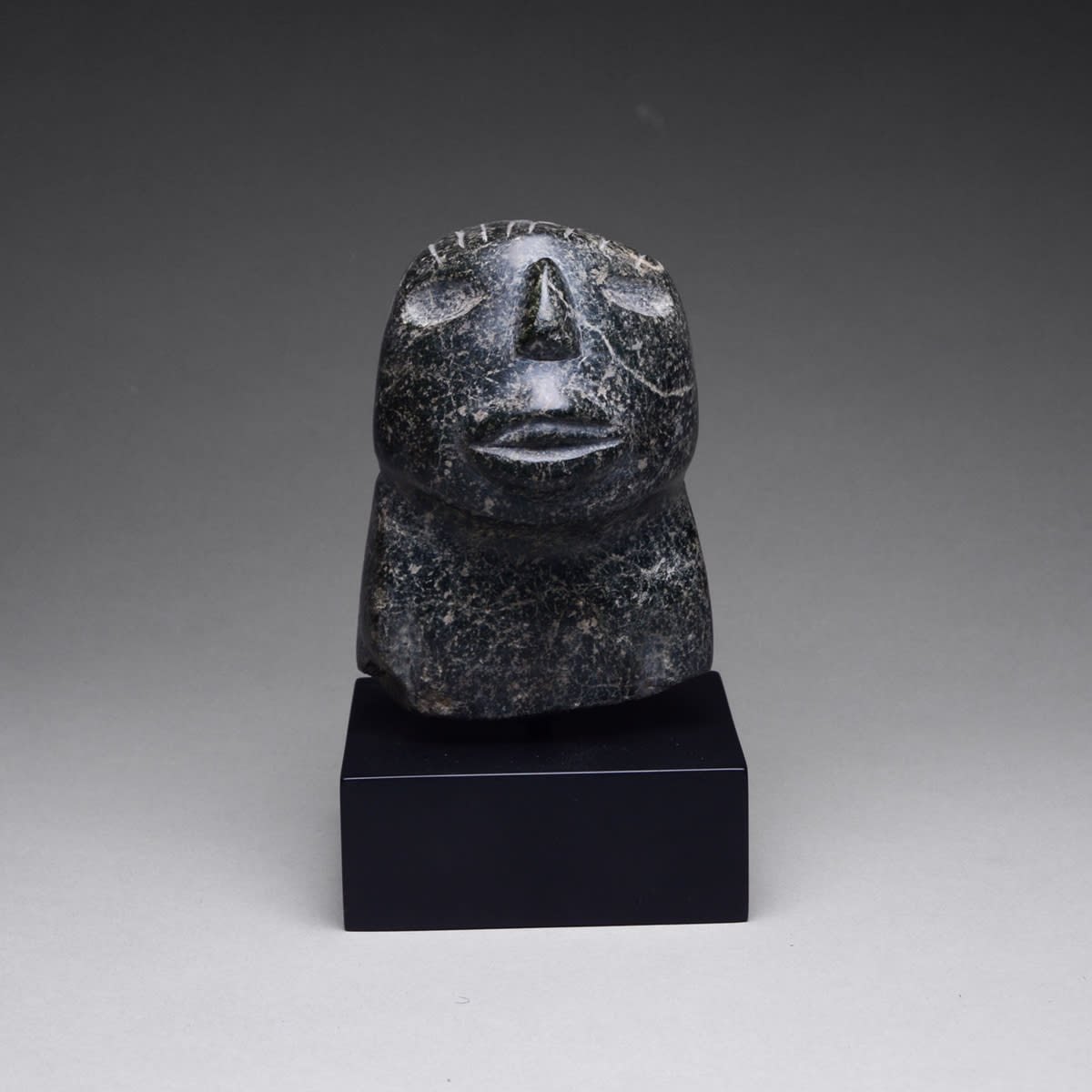 Mezcala Stone Bust, 300 BCE - 300 CE