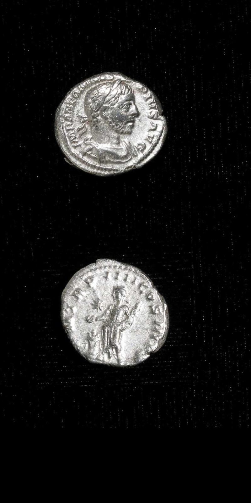 Silver Denarius of Emperor Elagabalus, 220 CE - 222 CE