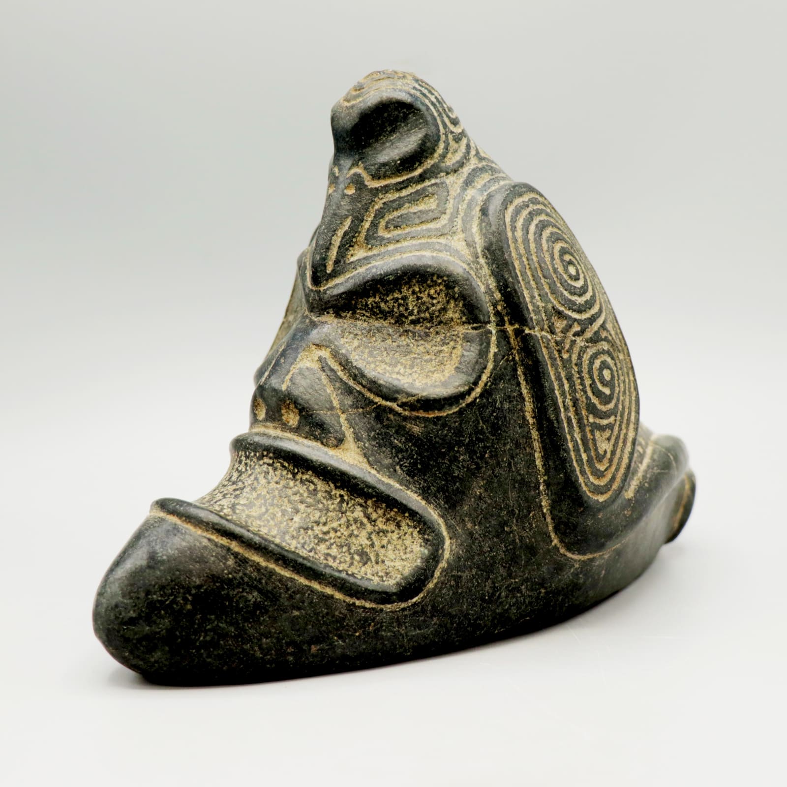 Taíno Trigonolito Zemí, depicting ‘Bird-Man’, AD 1200 - AD 1500