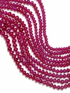Ruby Bead Necklace