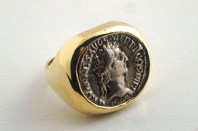 Silver Denarius of Roman Emperor Nerva, 96 CE - 98 CE