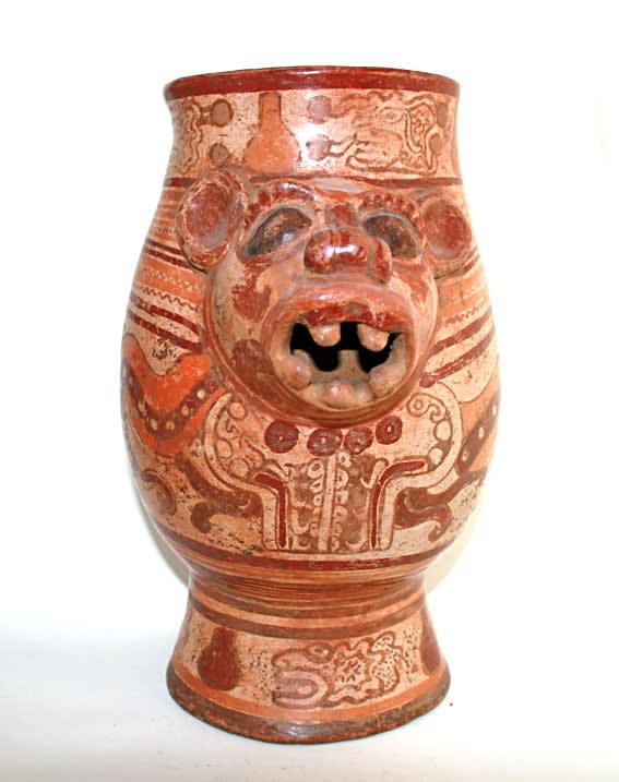 Terracotta Vessel Featuring an Animal Head, 1100 CE - 1500 CE