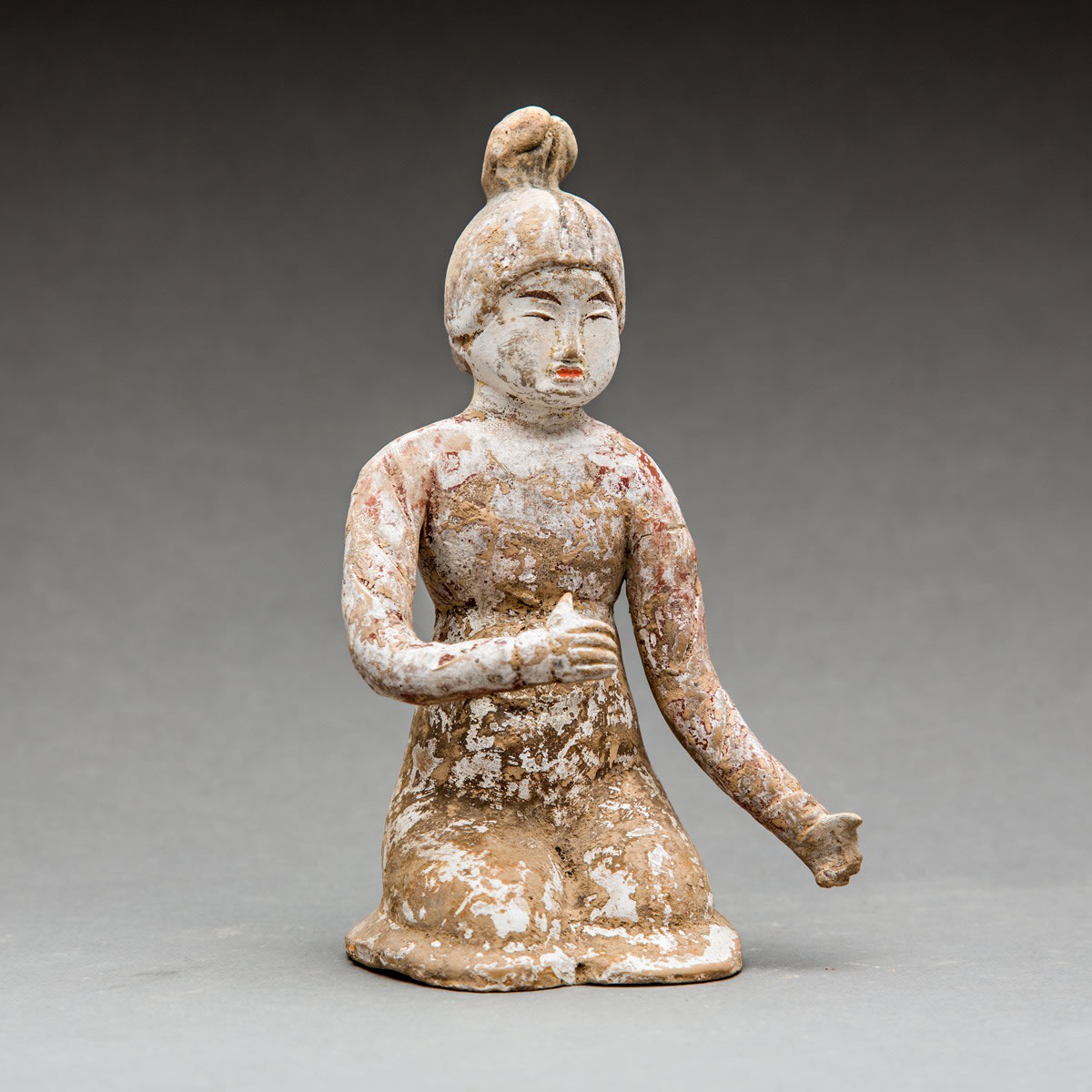 Group of nine Tang period female entertainers, 618 CE - 906 CE