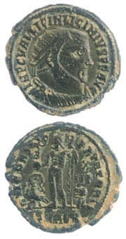 Bronze Coin of Emperor Licinius, 308 CE - 324 CE