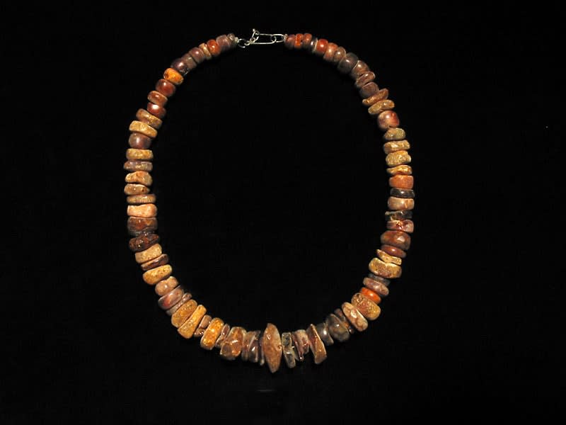 Amber Bead Necklace, 1900 BCE - 300 CE