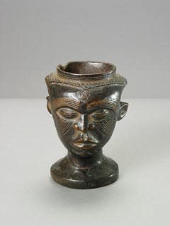 Kuba Wooden Palm Wine Cup, 20th Century CE