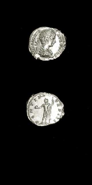 Silver Denarius of Emperor Caracalla, 199 CE - 201 CE