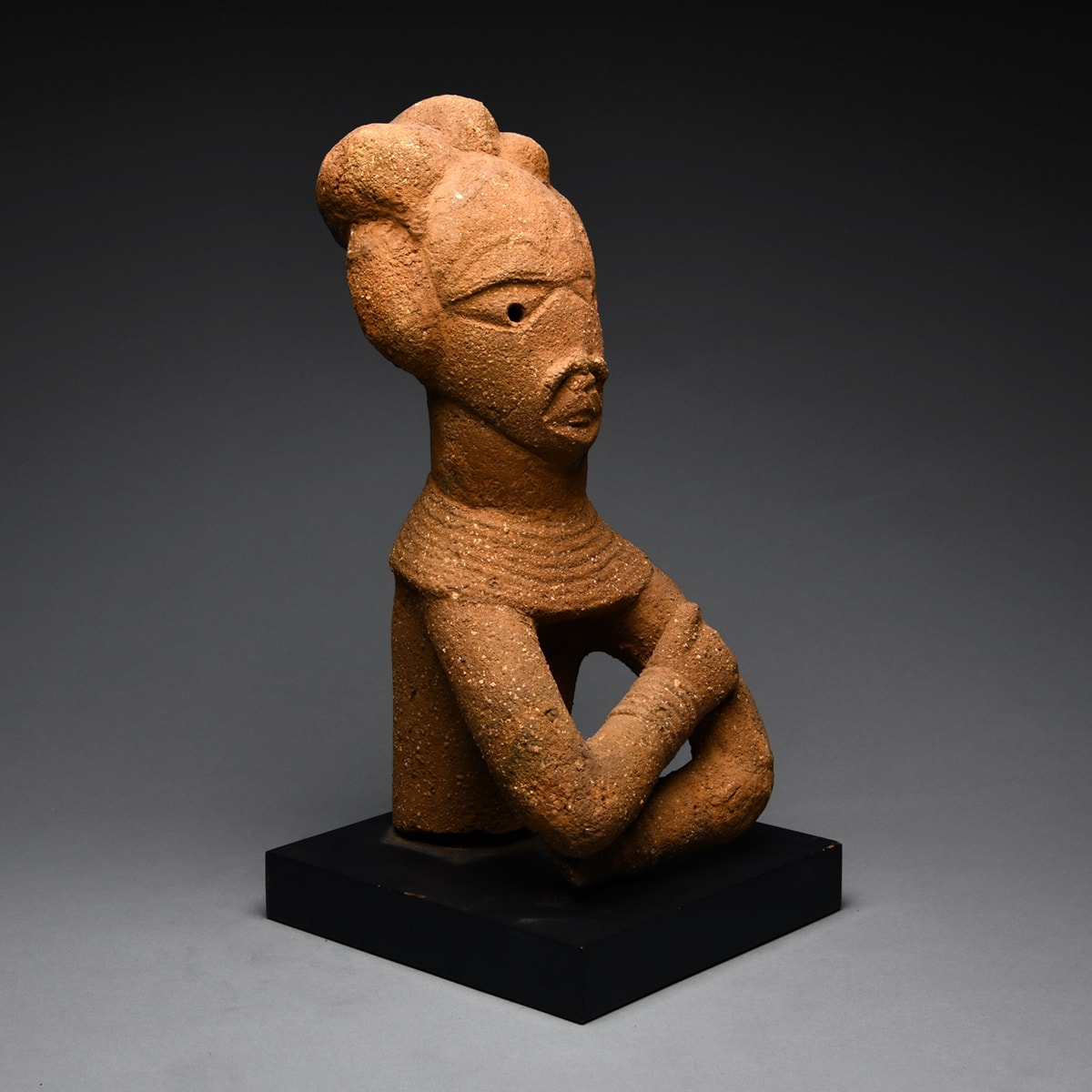 Nok Terracotta Torso of a Man with Crossed Arms, 2 Century BCE - 5th Century CE