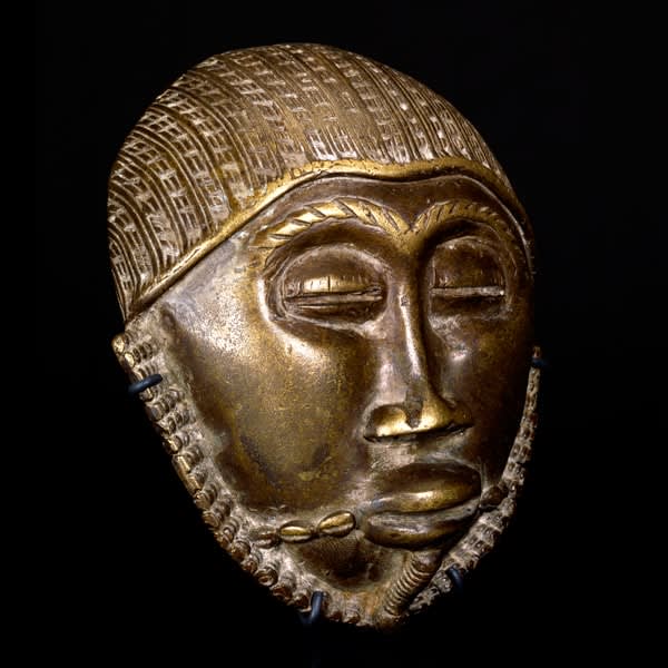Baule Bronze Mask, 1800 CE - 1900 CE